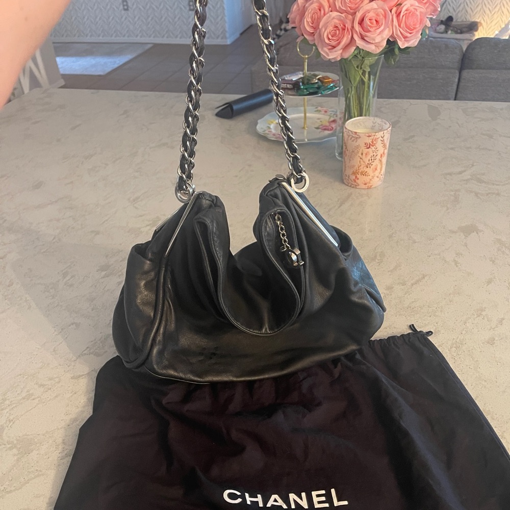 *Authentic* Chanel Leather Hobo Bag
